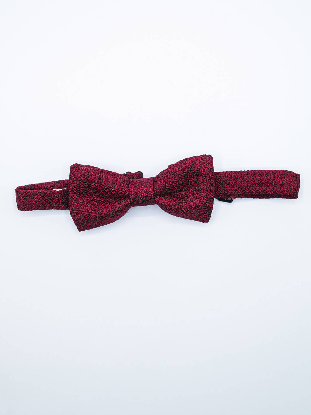 Silk Grenadine Bow Tie - Merlot