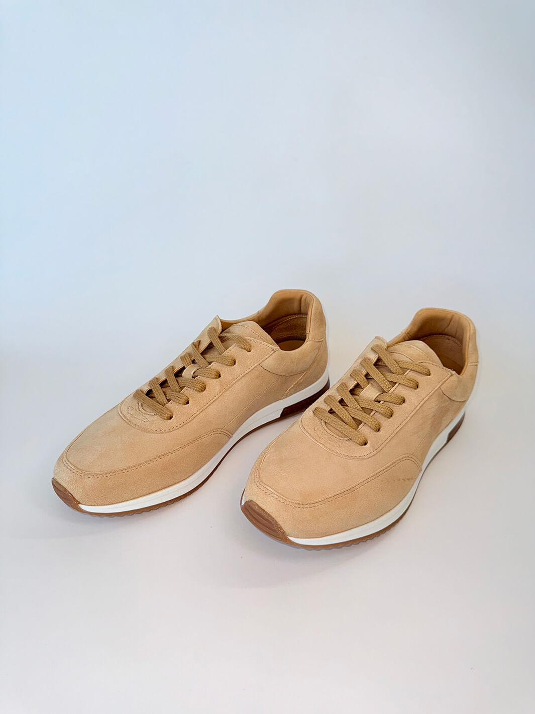Tan Sport Suede Sneakers