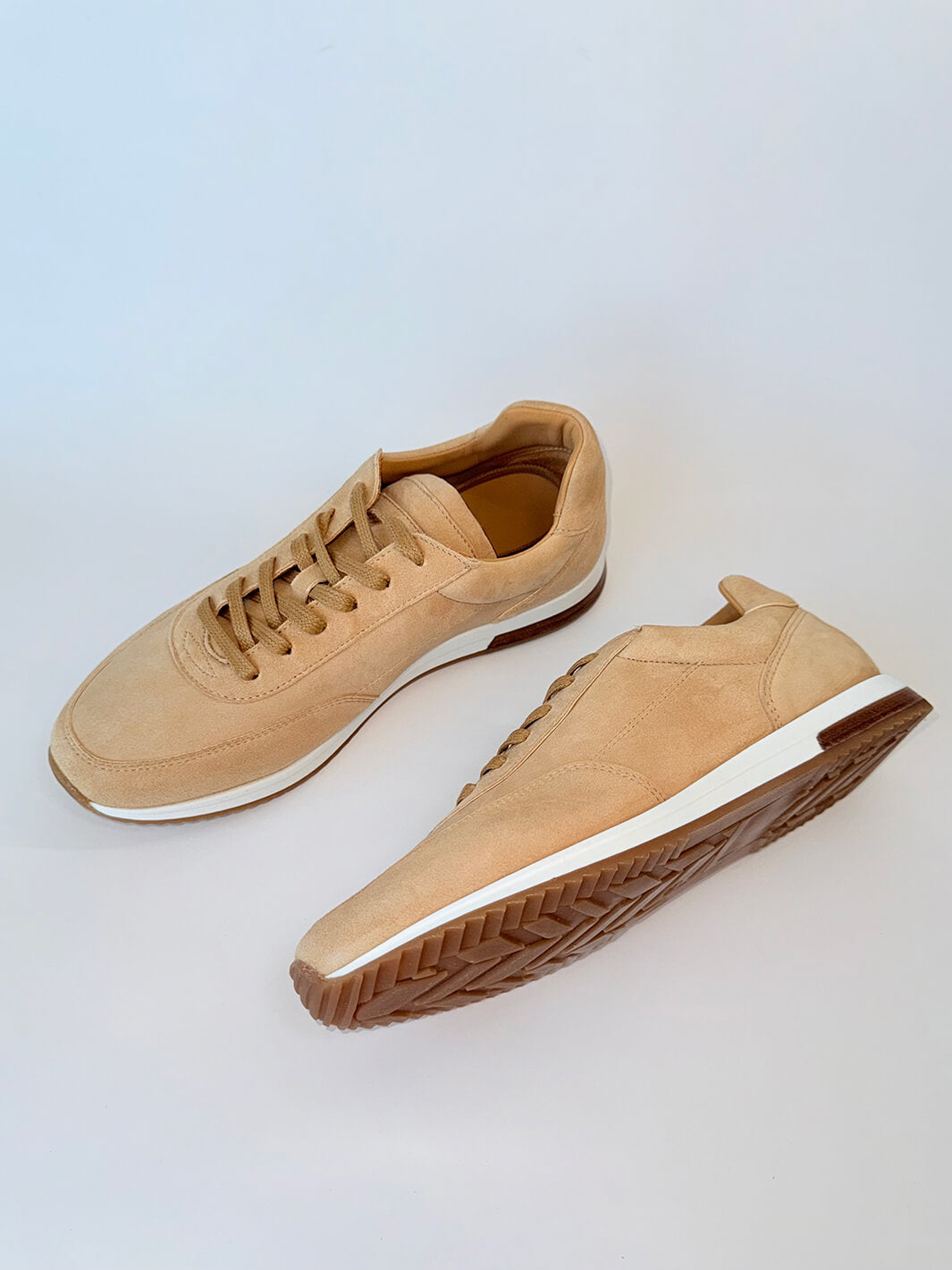Tan Sport Suede Sneakers