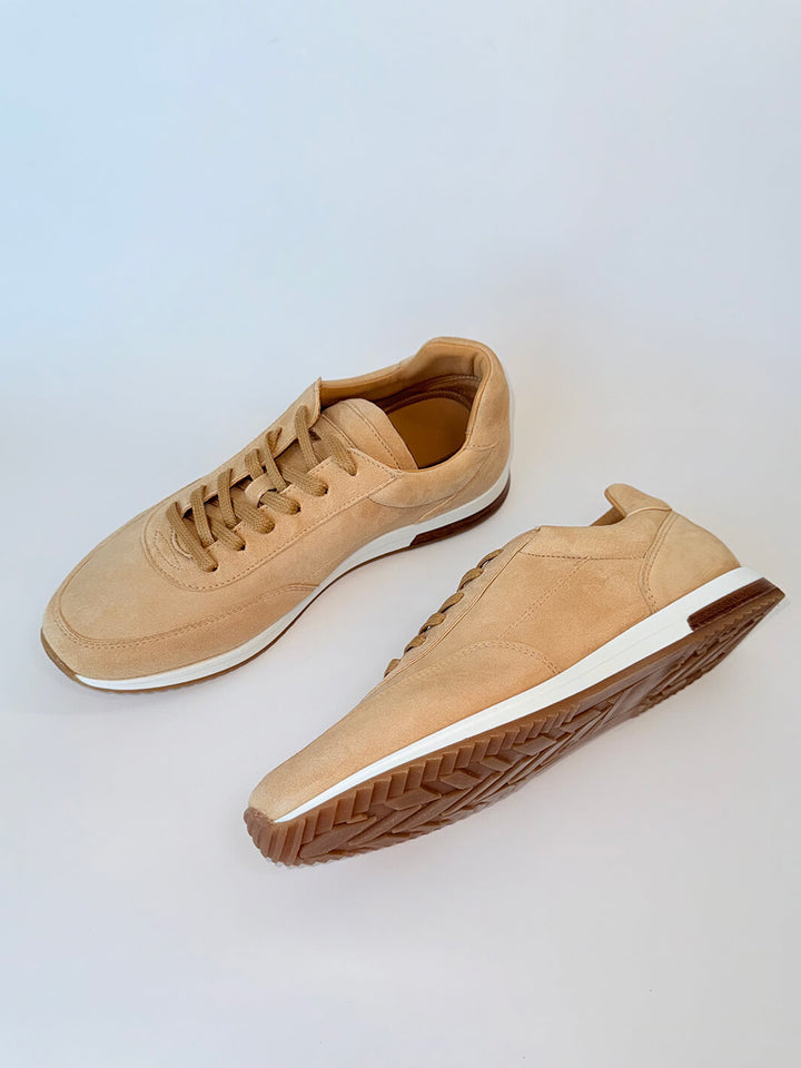 Tan Sport Suede Sneakers