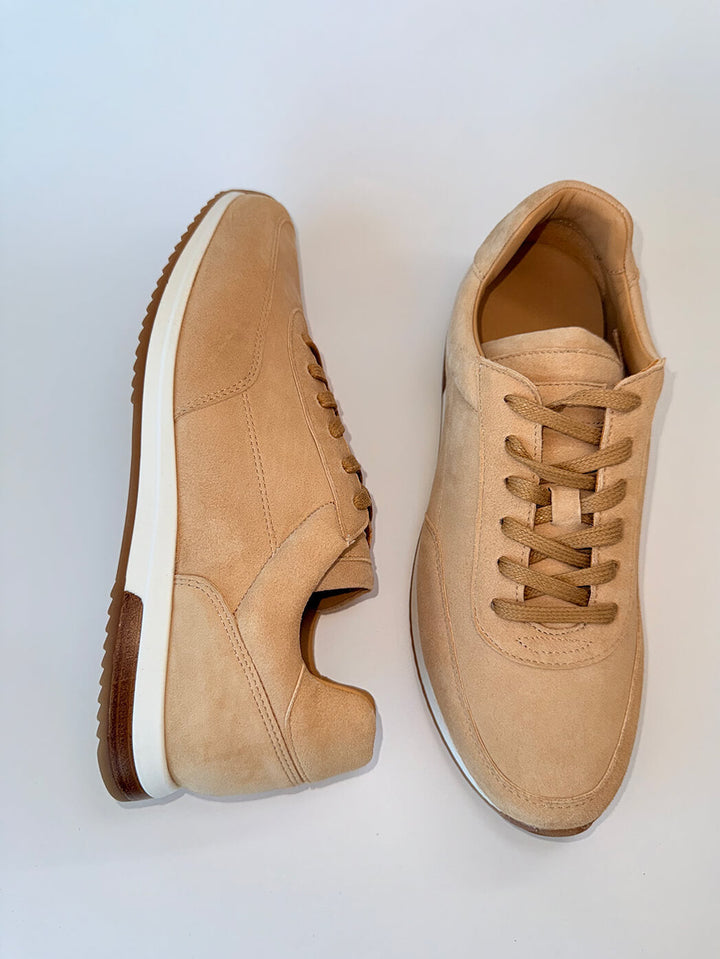 Tan Sport Suede Sneakers