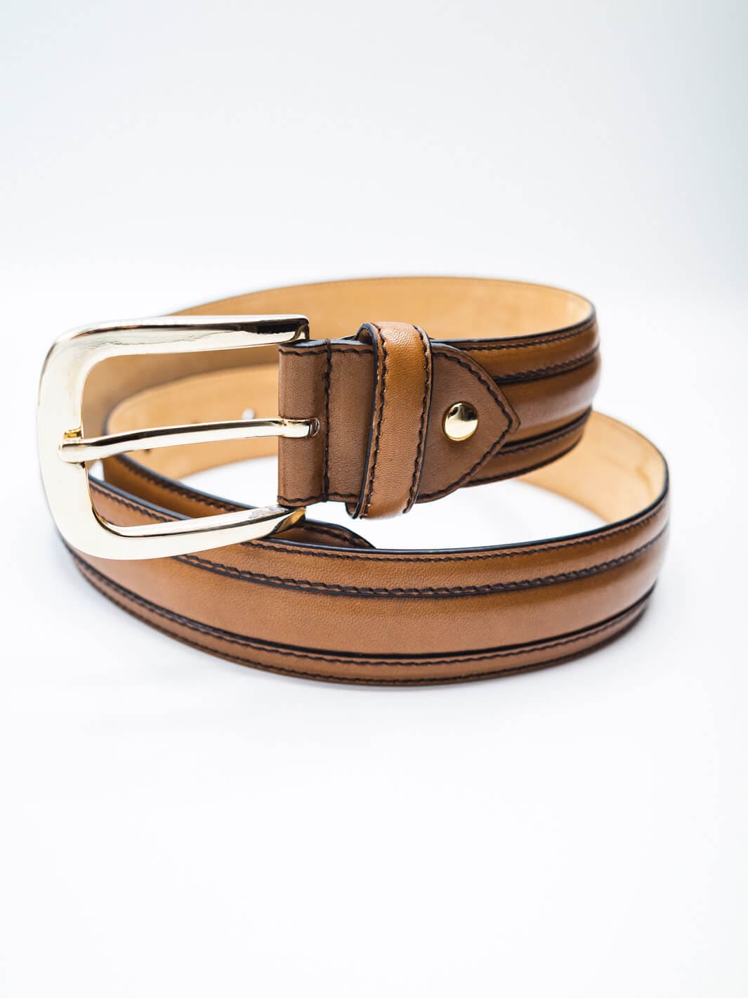 Anatoly's A&S Brown Leather Belt