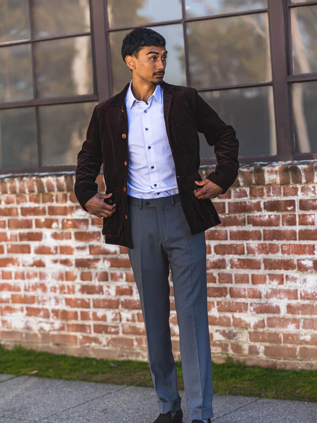 Chocolate Corduroy Chore Coat – Anatoly Sons