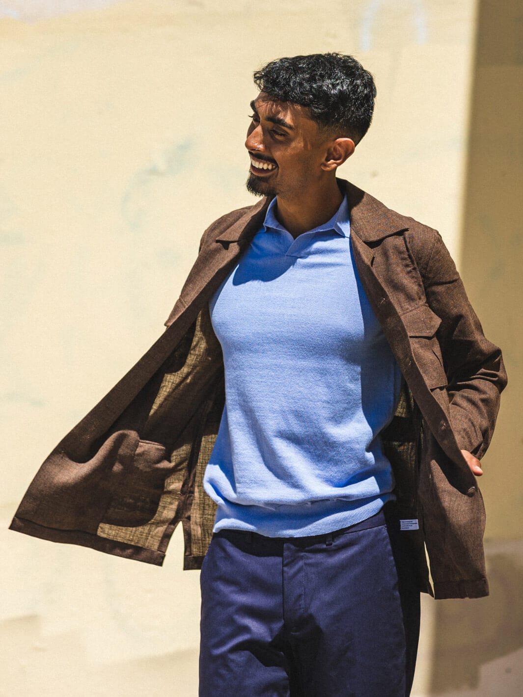 Brown Tropical Wool Traveler Jacket – Anatoly & Sons