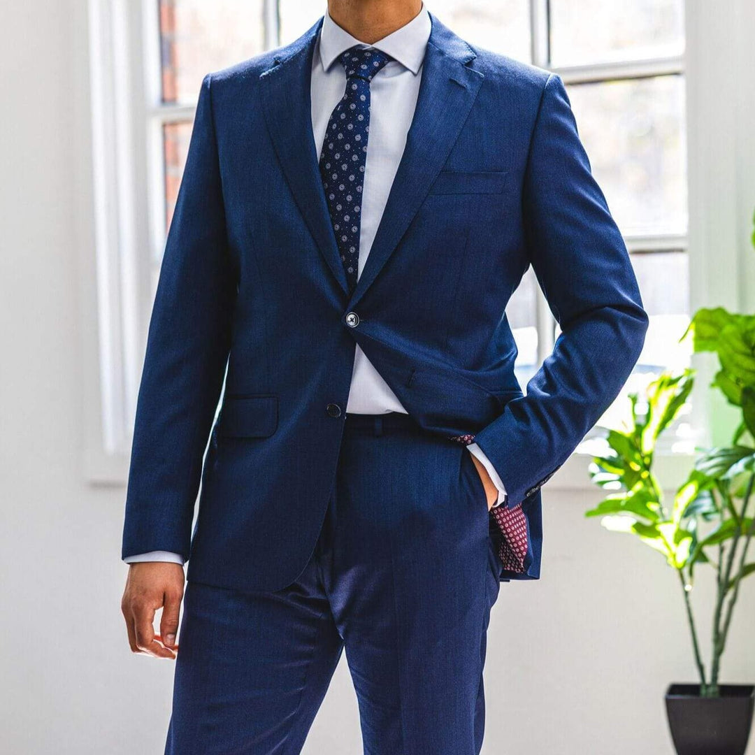 Blue Drago Suit | Cavalry Twill – Anatoly & Sons