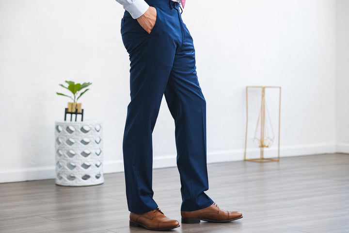 Anatoly & Sons Trousers Blue Loro Piana Trouser