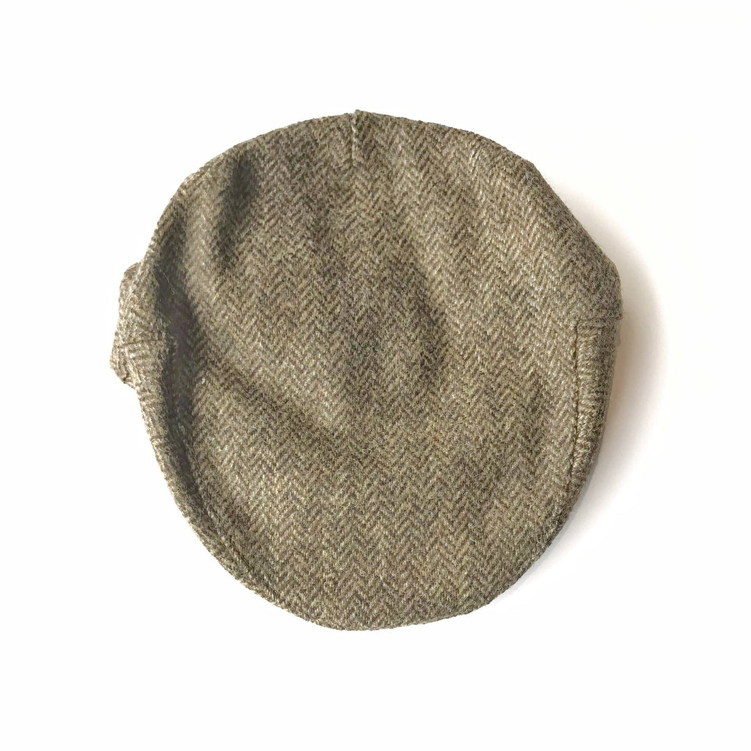 John Hanly Caps Tweed Gold Driver Cap