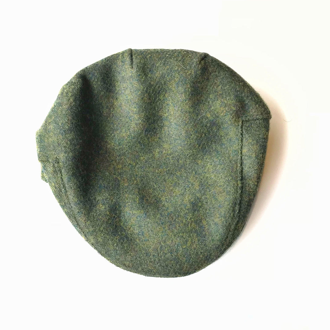 Tweed Driving Cap Green - Main Image
