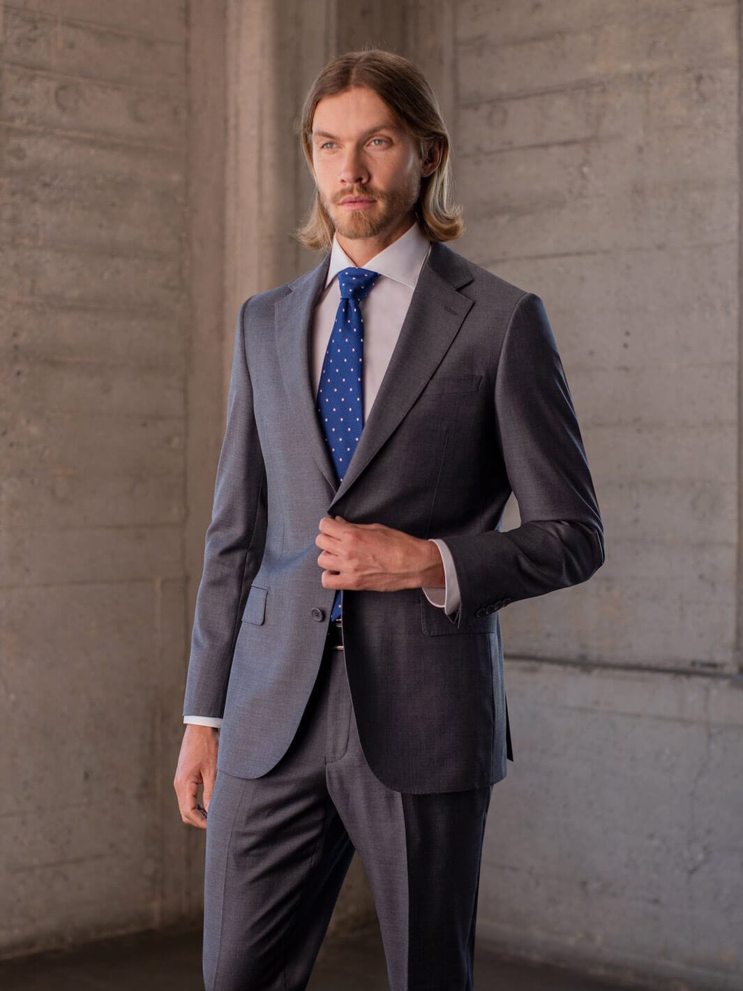 Solid Wool Suit | Super 150s Modern Fit – Anatoly & Sons