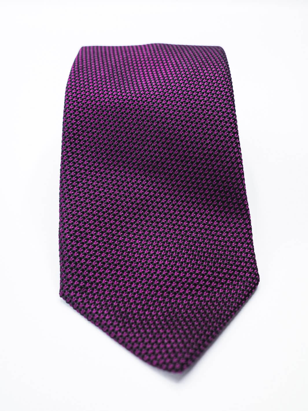 Paolo Albizzati Tie Silk Grenadine Tie - Purple