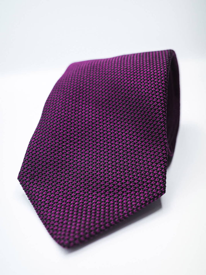 Paolo Albizzati Tie Silk Grenadine Tie - Purple
