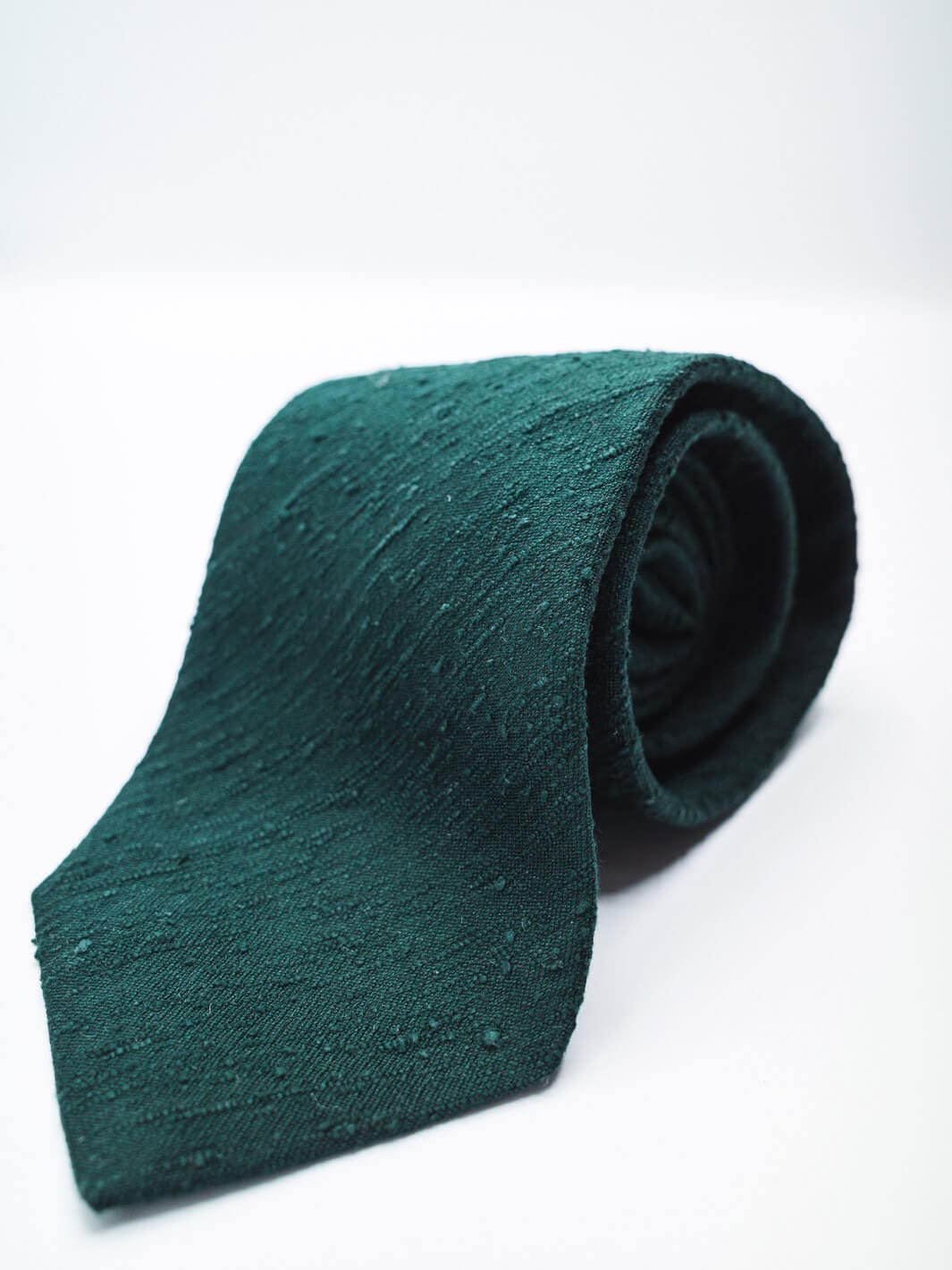 Paolo Albizzati Tie Silk Shantung Tie - Gable Green